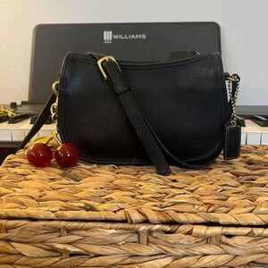 Vintage Coach Wendie Crossbody 9031 Bag Black Made in US